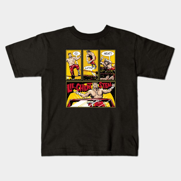 Eddie Guerrero  High-Flying Kids T-Shirt by New Hope Co.